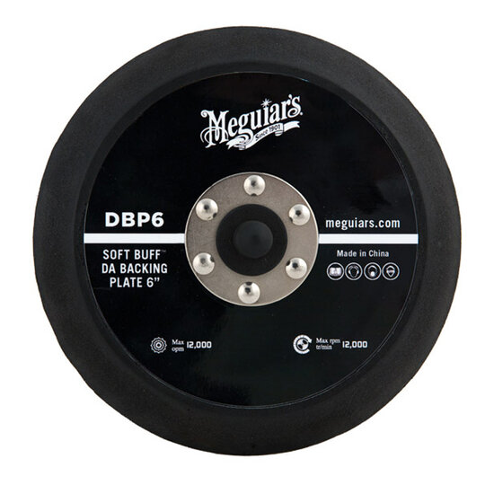 Meguiars Soft Buff Backing Plate 6&#039;&#039; voor Dual Action Polisher