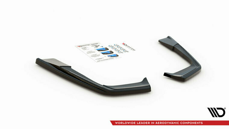 Rear Side Splitters Mercedes-AMG C 63AMG Coupe C205 Facelift