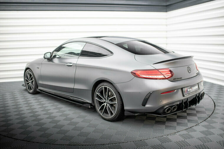 Rear Side Flaps Mercedes-AMG C43 Coupe C205 Facelift