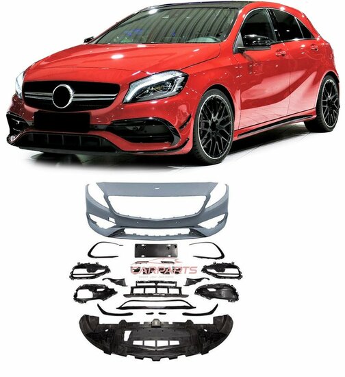 Sport look pakket inclusief front gril passend voor Mercedes A klasse W176 model 2012 - 2018