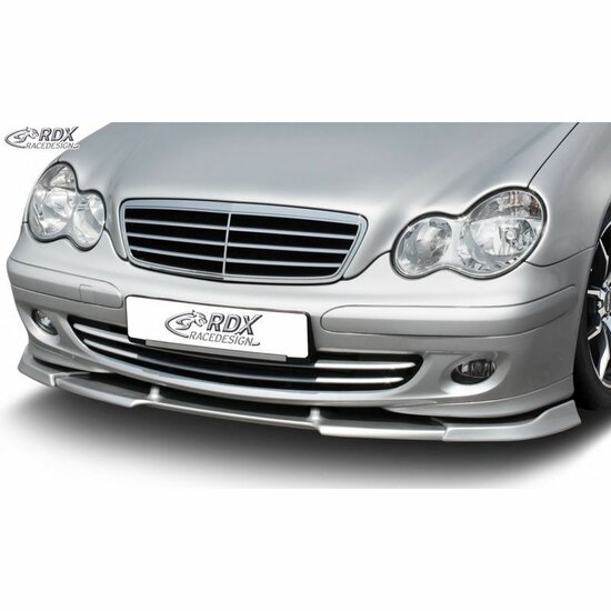 Voorspoiler Vario-X passend voor Mercedes C-Klasse W203 en S203 facelift model 2004-2007 met standaard voorbumper