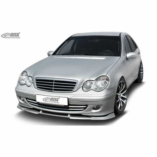 Voorspoiler Vario-X passend voor Mercedes C-Klasse W203 en S203 facelift model 2004-2007 met standaard voorbumper