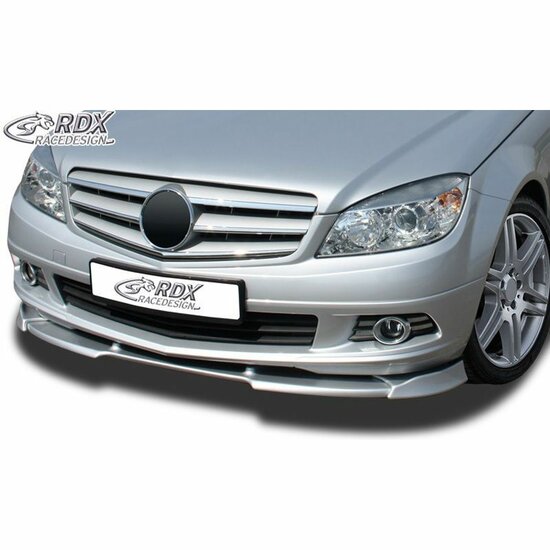 Voorspoiler Vario-X passend voor Mercedes C-Klasse W204 en S204 2007 - 2011 met standaard voorbumper