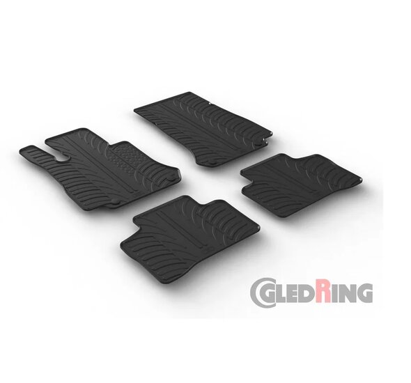 Rubbermatten passend voor Mercedes GLC X253 2015-2022 en GLC Coupe C253 2016-2022 