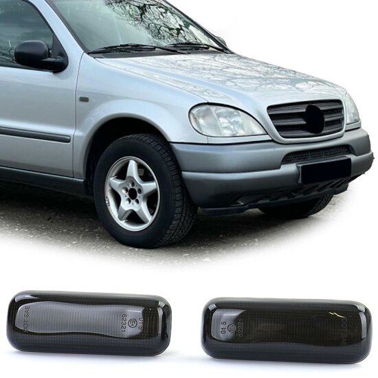 Smoke zijknipperlichten passend voor Mercedes ML-Klasse W163 model 1998 - 2005