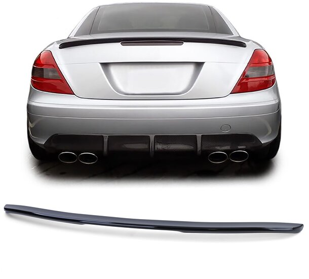 Spoiler glanzend zwart passend voor Mercedes SLK R171 model 2004 - 2011