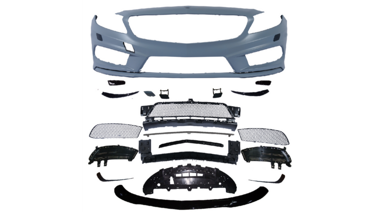 ED1 voorbumper passend voor Mercedes A-Klasse W176 model 2012 - 2015 zonder parkeersensoren