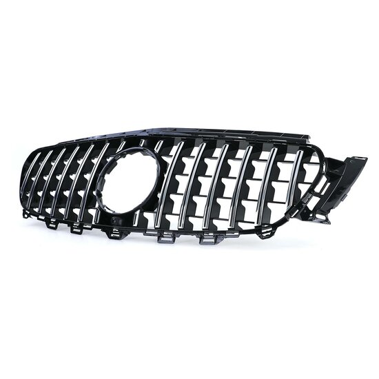 Glanzend zwarte grill met chromen accenten passend voor Mercedes E-Klasse W213, S213, A238 en C238 model 2020 - 2023