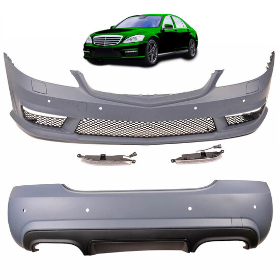 Sport look pakket passend voor Mercedes S-Klasse W221 model 2005 - 2013 