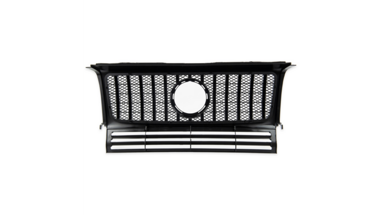 Glanzend zwarte GT look grill passend voor Mercedes G-Klasse W463 