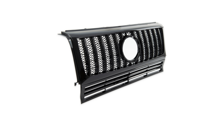 Glanzend zwarte GT look grill passend voor Mercedes G-Klasse W463 