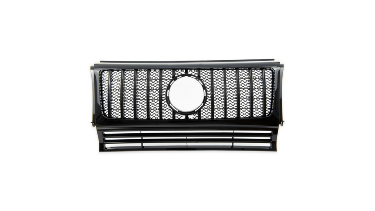 Glanzend zwarte GT look grill passend voor Mercedes G-Klasse W463 