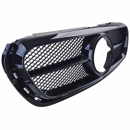Glanzend zwarte grill passend voor Mercedes X-Klasse W470 model 2017 - 2020