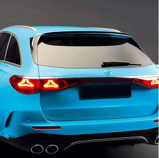 Glanzend zwarte spoiler passend voor Mercedes E-Klasse Kombi S214 model vanaf 2024