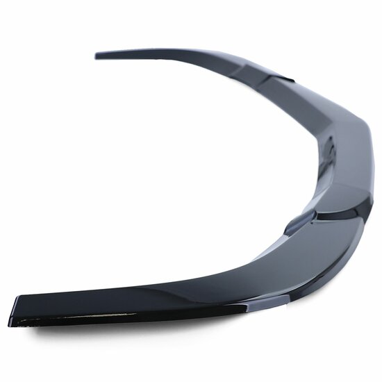 Glanzend zwarte frontspoiler passend voor Mercedes C-Klasse W204, S204, C204 model 2007 - 2015 
