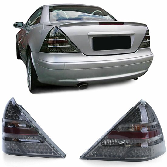 LED achterlichten zwart passend voor Mercedes SLK R170 model 1996 - 2004