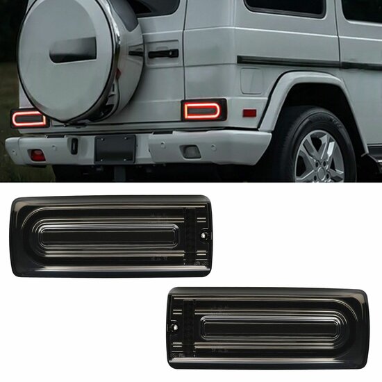 Achterlichten smoke passend voor Mercedes G-Klasse model 1999 - 2018