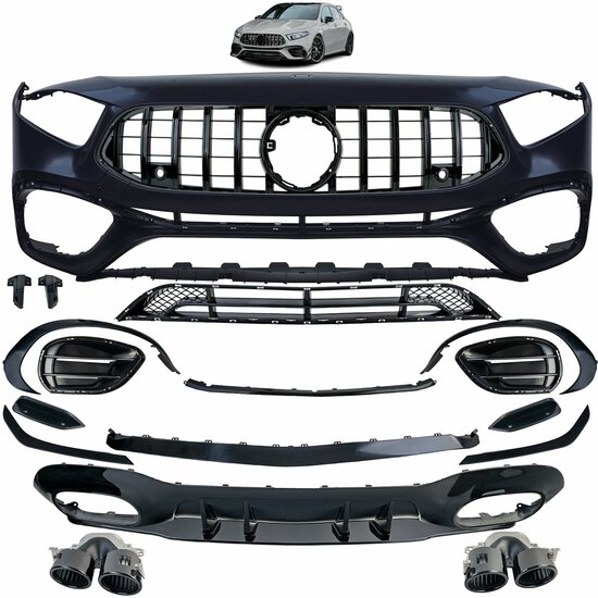 Bodykit passend voor Mercedes A-Klasse W177 model 2018 - 2022