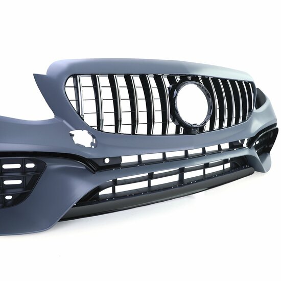 Sport look voorbumper met grille passend voor Mercedes E-klasse W213 en S213 model 2016 - 2020