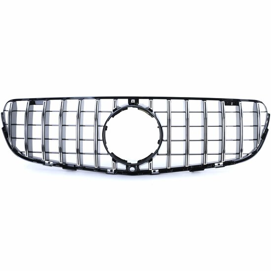 Sport look voorbumper inclusief grille passend voor Mercedes GLC X253 model 2015 - 2022 met parkeersensoren