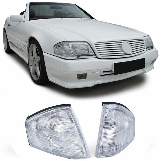 Witte knipperlichten passend voor Mercedes SL-Klasse R129 model 1989 - 2001 