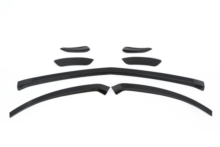 Aero flaps glanzend zwart passend voor Mercedes A-Klasse W177 hatchback en V177 sedan met AMG-line bumper