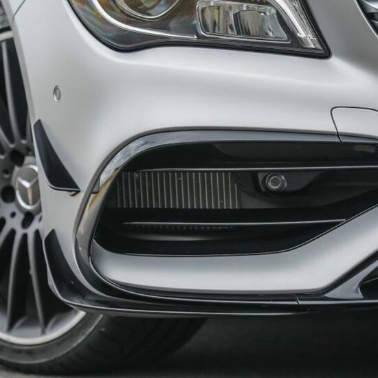 Voorspoiler pakket geschikt voor Mercedes CLA C117 en X117 model 2016 - 2019 met AMG-Line pakket 