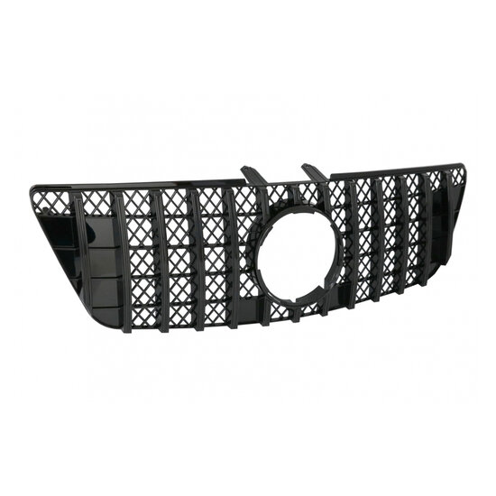 Glanzend zwarte grille passend voor Mercedes M-Klasse W164 facelift model 2009 - 2011