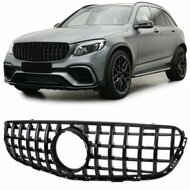 Gril glanzend zwart passend voor Mercedes GLC X253 model 2015 - 2022