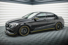 Street Pro Side Skirts Diffusers + Flaps Mercedes-AMG CLA 45 C117 Facelift