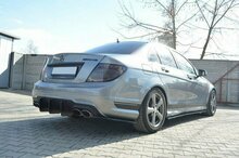 REAR DIFFUSER v.1 Mercedes C W204 AMG-Line (FACELIFT)