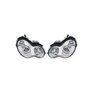 Koplamp set passend voor Mercedes C-Klasse W203 en S203 model 2000 - 2004 facelift look