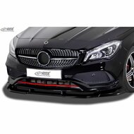 Voorspoiler Vario-X passend voor Mercedes CLA C117 Coupe en X117 Shooting Brake facelift model 2016 - 2019 met AMG line voorbumper