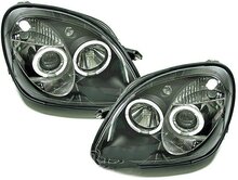 Angel eyes koplampen passend voor Mercedes SLK R170 model 1996 - 2004