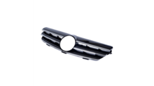 Glanzend zwarte grill met chromen accenten passend voor Mercedes CLK C209 en A209 model 2002 - 2009