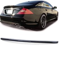 Glanzend zwarte spoiler passend voor Mercedes CLS C219 model 2004 - 2010