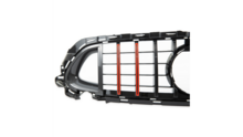 Carbon look grill B-look passend voor Mercedes E-Klasse W213, S213, A238 en C238 model 2020 - 2023 met AMG line voorbumper