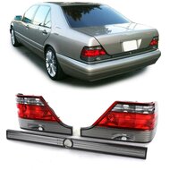 Achterlichten rood/smoke passend voor Mercedes S-Klasse W140 model 1995 - 1998 