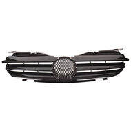 Glanzend zwarte grill passend voor Mercedes SLK R170 model 1996 - 2004