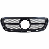Glanzend zwarte grill passend voor Mercedes X-Klasse W470 model 2017 - 2020
