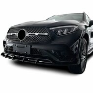 Glanzend zwarte frontlip passend voor Mercedes GLC C254 en X254 model vanaf 2022 met AMG-line voorbumper