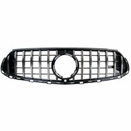 Glanzend zwarte grill met chromen accenten passend voor Mercedes GLC X254 en C254 model vanaf 2022