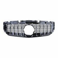 Grille glanzend zwart met chromen accenten passend voor Mercedes SLC R172 model 2016 - 2021