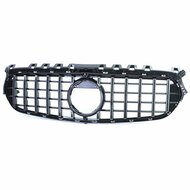 Glanzend zwarte grille met chromen accenten passend voor Mercedes B-Klasse W247 model vanaf 2018