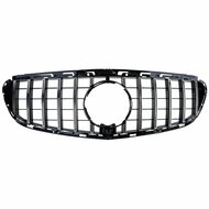 Glanzend zwarte grill met chromen accenten passend voor Mercedes E-Klasse W212 en S212 facelift model 2013 - 2016