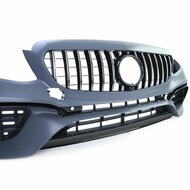 Sport look voorbumper met grille passend voor Mercedes E-klasse W213 en S213 model 2016 - 2020