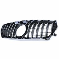 Glanzend zwarte grille met chromen accenten passend voor Mercedes CLA C117 en X117 model 2013 - 2016