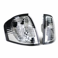 Chromen knipperlichten passend voor Mercedes C-Klasse W202 en S202 model 1993 - 2001