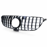 Glanzend zwarte grille met chromen accenten passend voor Mercedes GLE-Klasse C292 coupe model 2015 - 2019