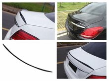 Glanzend zwarte spoiler passend voor Mercedes E-Klasse W213 model 2016 - 2023